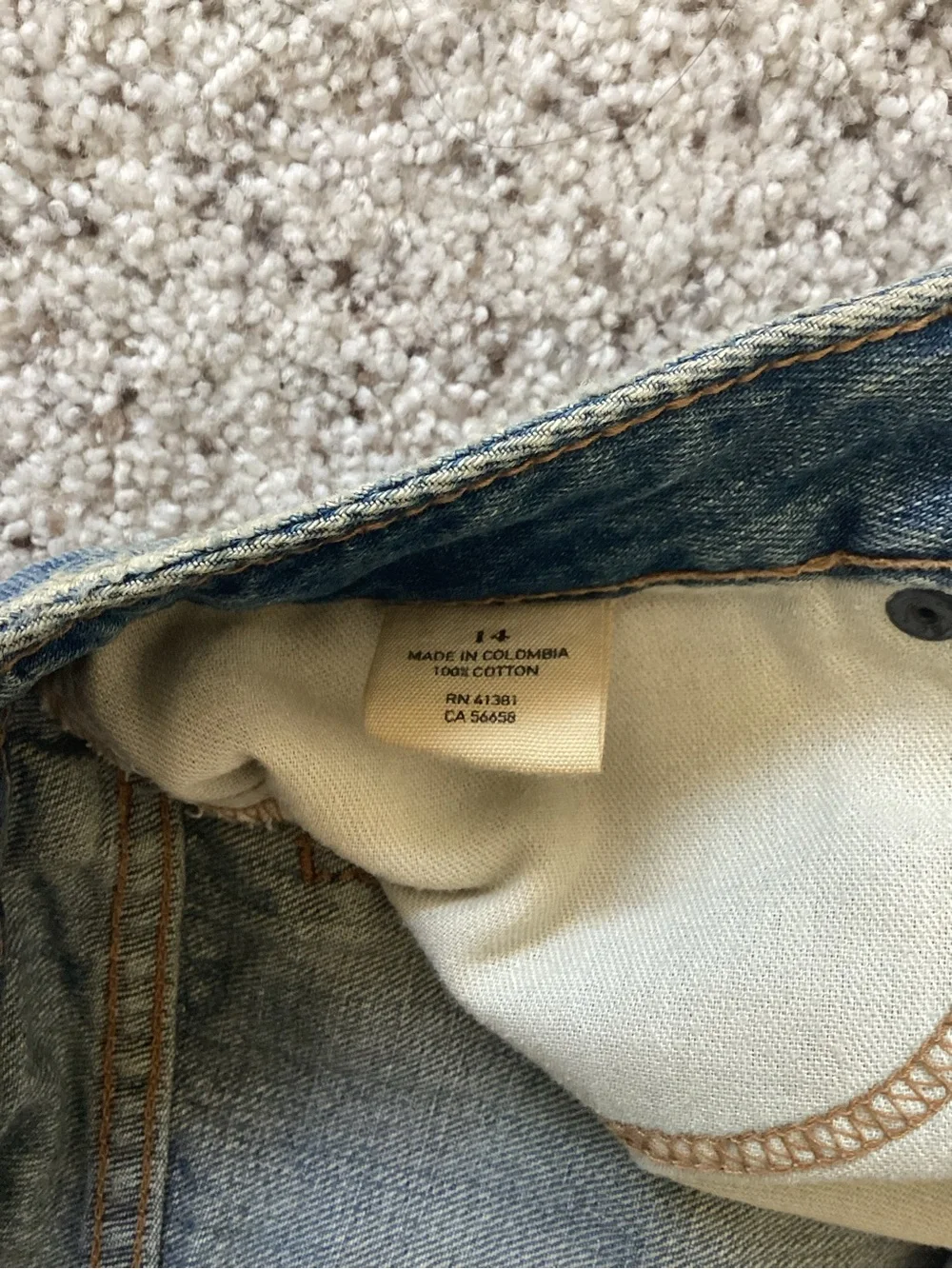 Ralph Lauren Distressed Embroidered Denim Mini Skirt - Light Blue